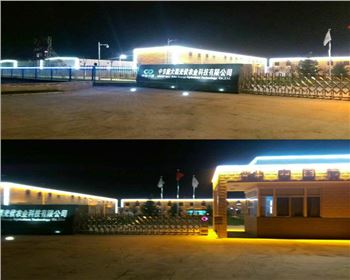 廠區樓宇亮化-陜西省渭南市大荔縣亮化項目